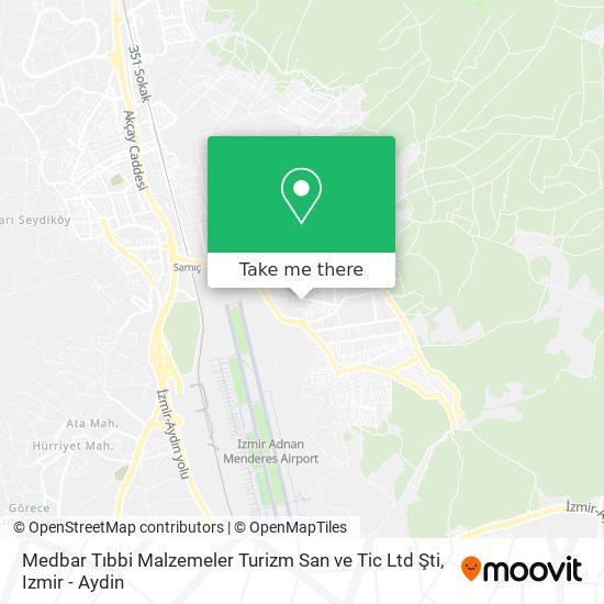 Medbar Tıbbi Malzemeler Turizm San ve Tic Ltd Şti map