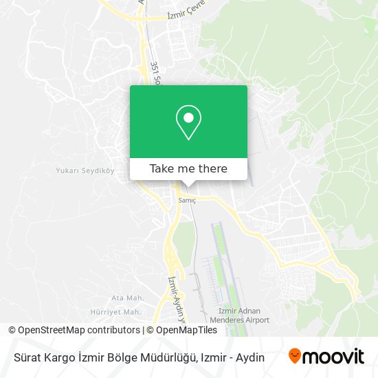 Sürat Kargo İzmir Bölge Müdürlüğü map