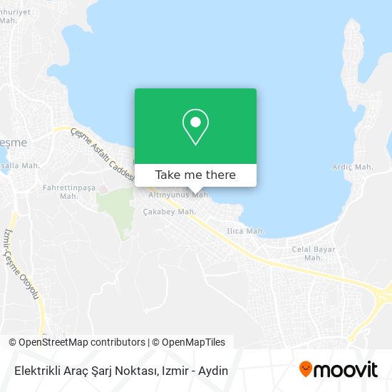 Elektrikli Araç Şarj Noktası map