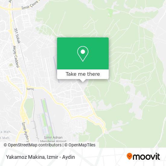 Yakamoz Makina map
