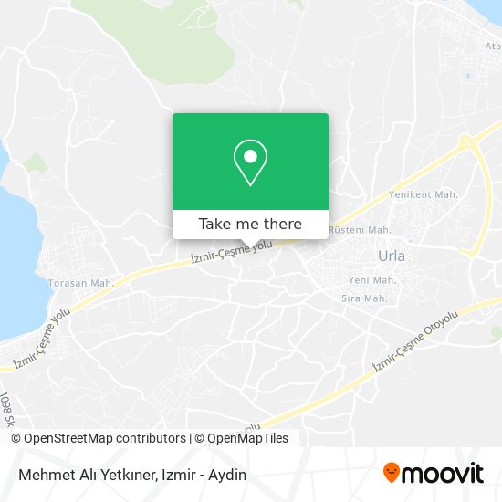 Mehmet Alı Yetkıner map