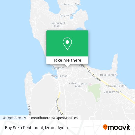 Bay Sako Restaurant map