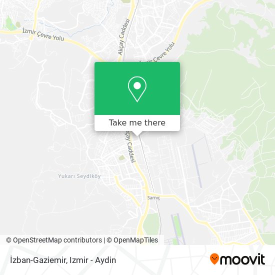 İzban-Gaziemir map