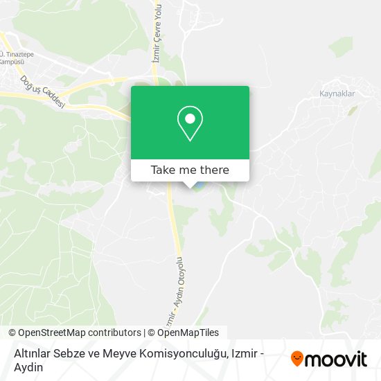 Altınlar Sebze ve Meyve Komisyonculuğu map