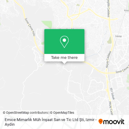 Emice Mimarlık Müh İnşaat San ve Tic Ltd Şti map