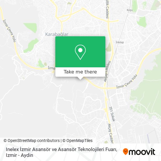 Inelex İzmir Asansör ve Asansör Teknolojileri Fuarı map
