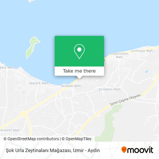 Şok Urla Zeytinalanı Mağazası map