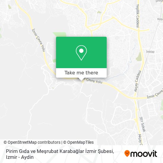 Pirim Gıda ve Meşrubat Karabağlar İzmir Şubesi map
