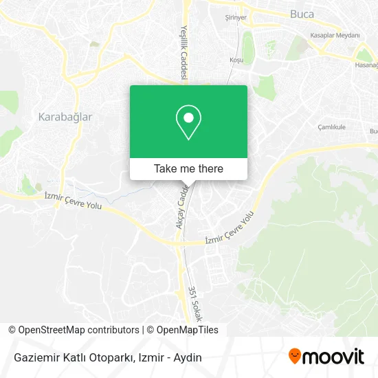 Gaziemir Katlı Otoparkı map