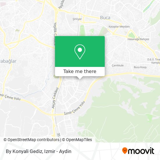 By Konyali Gediz map