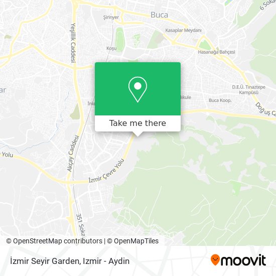 İzmir Seyir Garden map