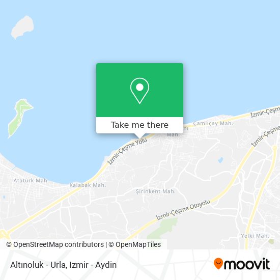 Altınoluk - Urla map