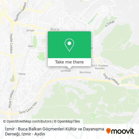 İzmir - Buca Balkan Göçmenleri Kültür ve Dayanışma Derneği map