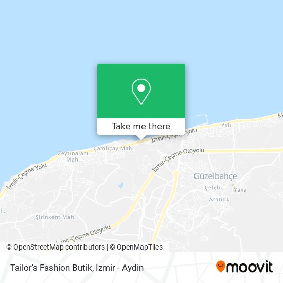 Tailor's Fashion Butik map