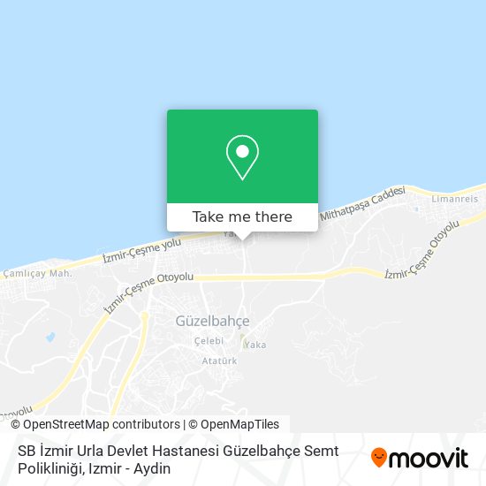 SB İzmir Urla Devlet Hastanesi Güzelbahçe Semt Polikliniği map