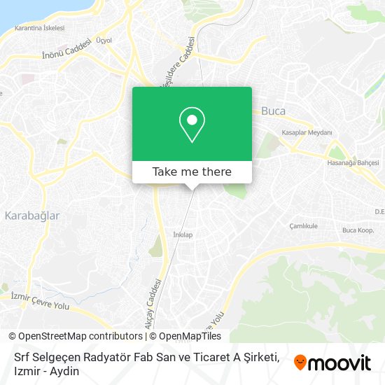 Srf Selgeçen Radyatör Fab San ve Ticaret A Şirketi map