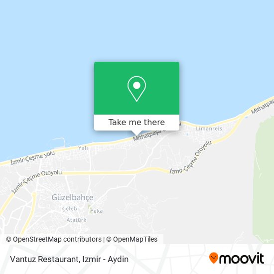 Vantuz Restaurant map