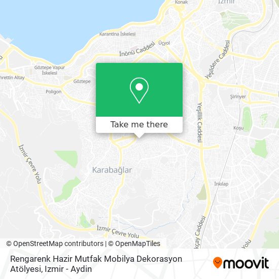 Rengarenk Hazir Mutfak Mobilya Dekorasyon Atölyesi map