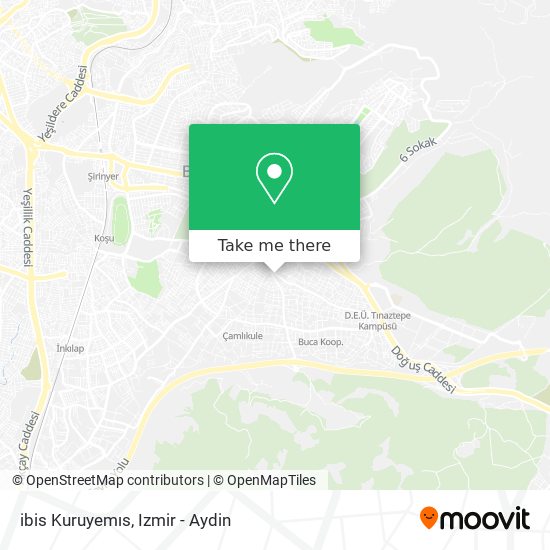 ibis Kuruyemıs map