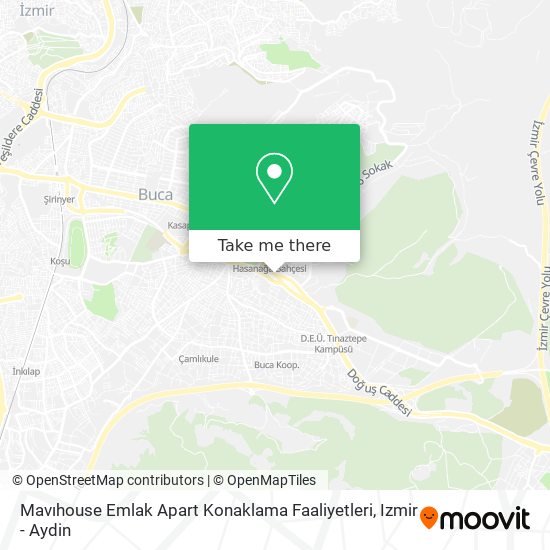 Mavıhouse Emlak Apart Konaklama Faaliyetleri map