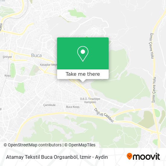Atamay Tekstil Buca Orgsanböl map