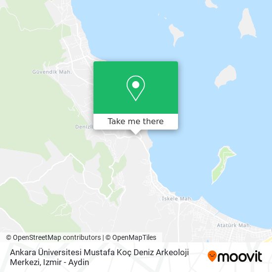 Ankara Üniversitesi Mustafa Koç Deniz Arkeoloji Merkezi map