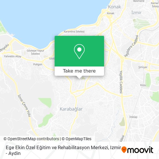 Ege Ekin Özel Eğitim ve Rehabilitasyon Merkezi map