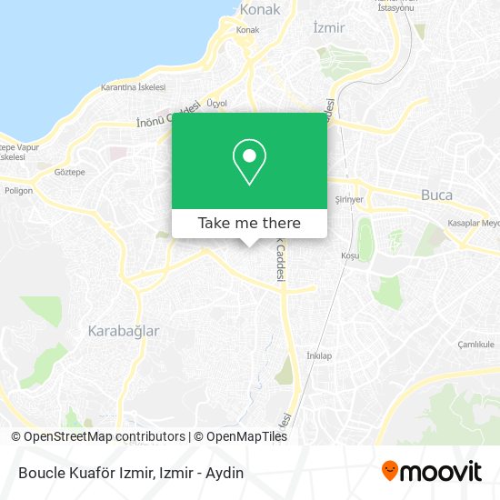 Boucle Kuaför Izmir map