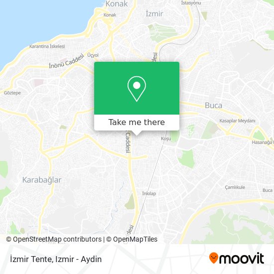 İzmir Tente map