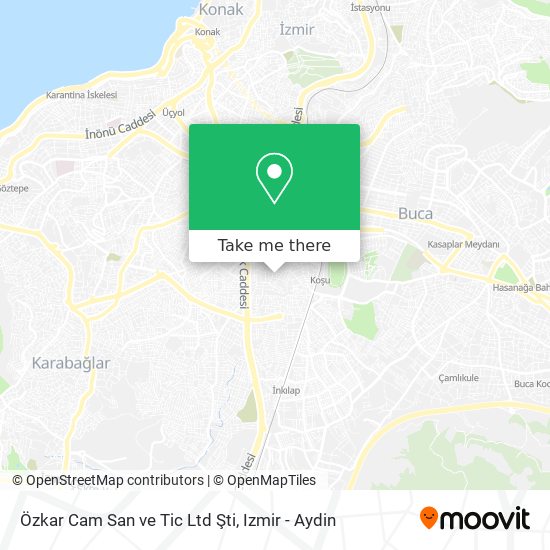 Özkar Cam San ve Tic Ltd Şti map