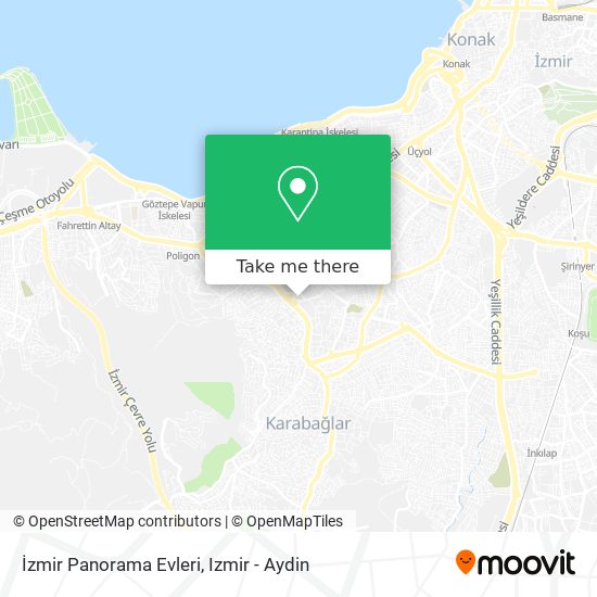 İzmir Panorama Evleri map