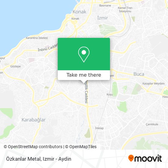 Özkanlar Metal map