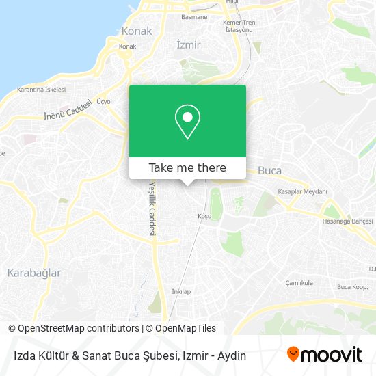 Izda Kültür & Sanat Buca Şubesi map