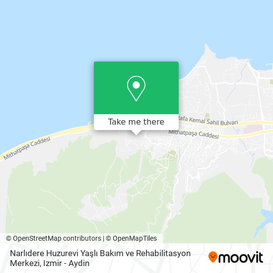 Narlıdere Huzurevi Yaşlı Bakım ve Rehabilitasyon Merkezi map