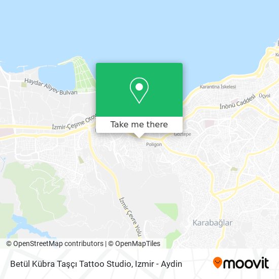 Betül Kübra Taşçı Tattoo Studio map