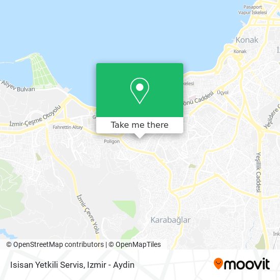 Isisan Yetkili Servis map
