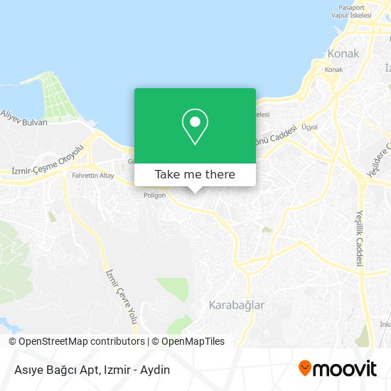 Asıye Bağcı Apt map