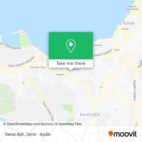 Denız Apt. map