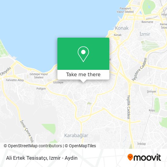 Ali Ertek Tesisatçı map