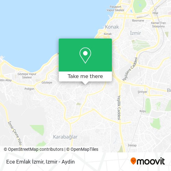 Ece Emlak İzmir map