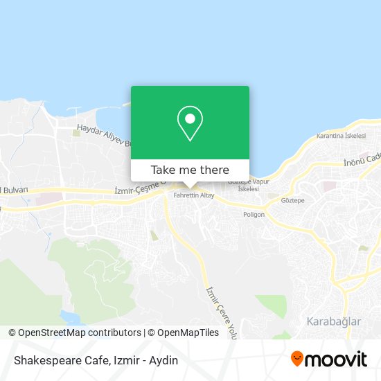 Shakespeare Cafe map