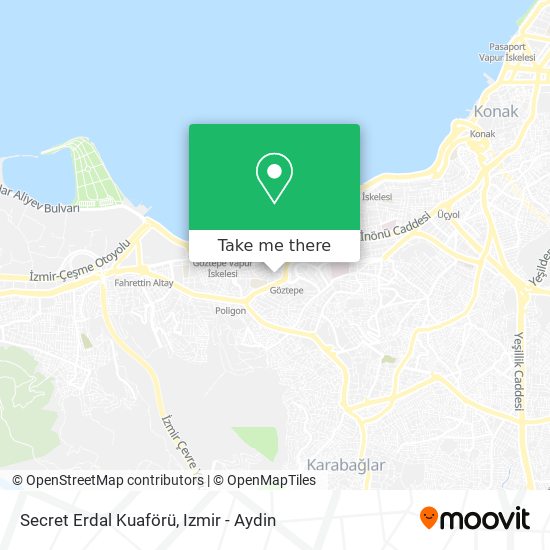 Secret Erdal Kuaförü map
