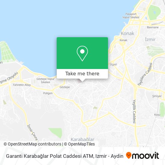 Garanti Karabağlar Polat Caddesi ATM map