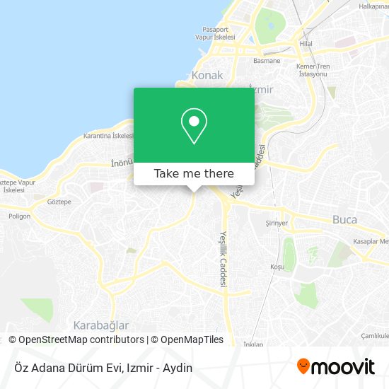 Öz Adana Dürüm Evi map