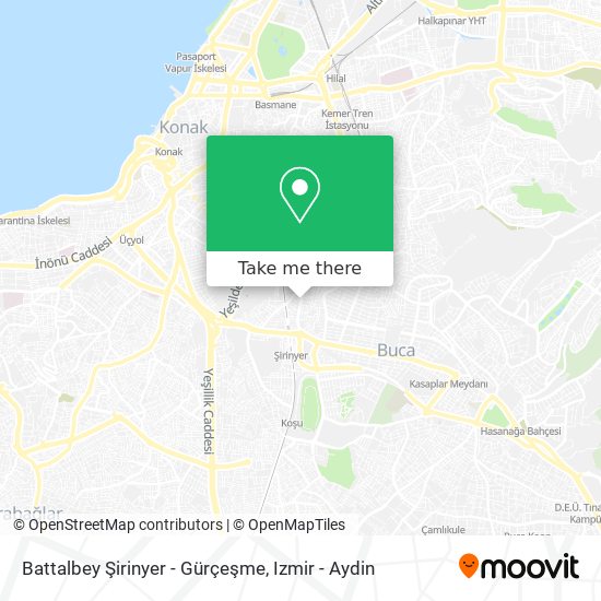 Battalbey Şirinyer - Gürçeşme map