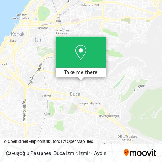 Çavuşoğlu Pastanesi Buca İzmir map