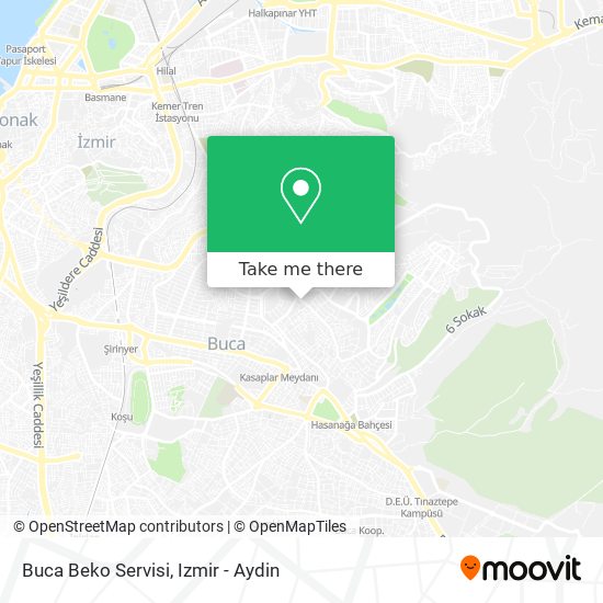 Buca Beko Servisi map