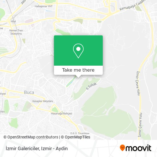 İzmir Galericiler map