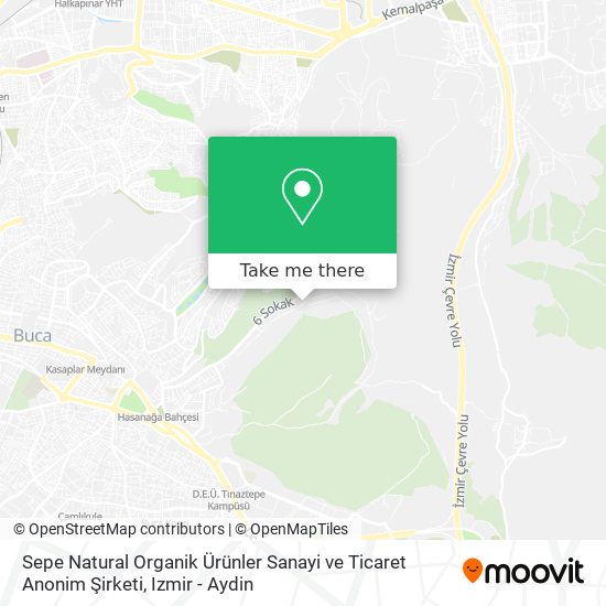 Sepe Natural Organik Ürünler Sanayi ve Ticaret Anonim Şirketi map