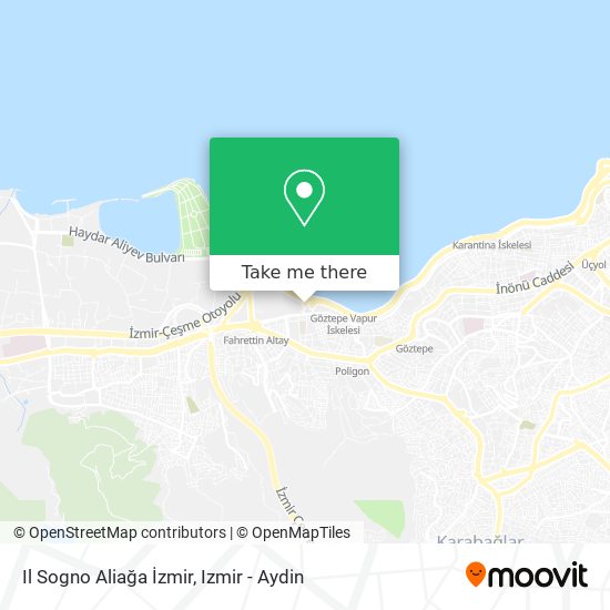 Il Sogno Aliağa İzmir map